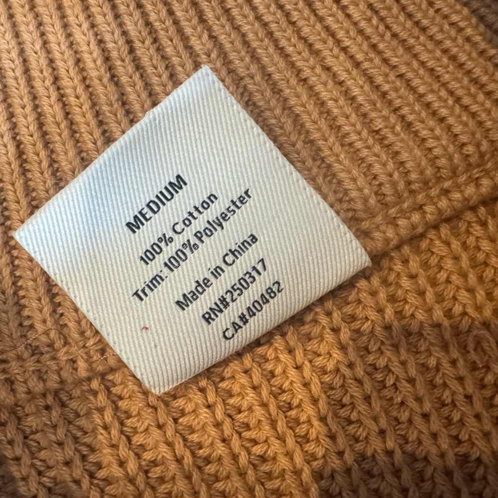 Varley Delfern Jacket Iced Coffee Zip Knit Sweater Coat M - Picture 10 of 10